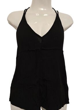 Silence + Noise - Black V-Neck Camisole